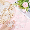 40Pcs 8 Styles Polyester Butterfly DIY-SP0006-25-3