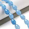 Natural Aquamarine Dyed Beads Strands G-B106-A10-02-2