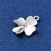 925 Sterling Silver Clover Charms STER-D301-02S-01-2