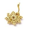 Brass Micro Pave Cubic Zirconia Pendant Bails KK-D378-21G-2