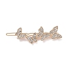 Alloy Crystal Rhinestone Hair Barrettes PHAR-Z003-06KCG-1