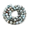 Natural Larimar Beads Strands GG-CBA19D6-A01-8mm-3