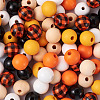 120Pcs 6 Style Natural Wood Beads WOOD-YS0001-02-11