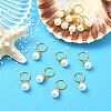 15Pcs Acrylic Pearl Pendants PALLOY-YW00225-4