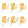 304 Stainless Steel Cuff Rings for Women RJEW-UN00022-1