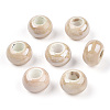 Glazed Porcelain Rondelle Beads X-PORC-Q219-13x9-F13-3