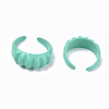 Spray Painted Alloy Cuff Rings X-RJEW-T011-33B-RS-2