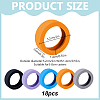 18Pcs Silicone Luggage Wheels Protectors Cover FIND-OC0013-86E-2