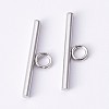 304 Stainless Steel Toggle Clasps STAS-P190-07-5