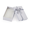 Polka Dot Print Cardboard Jewelry Gift Boxes with Bowknot X1-CON-TAC0001-10C-2