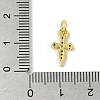 Brass Micro Pave Cubic Zirconia Charms KK-M283-20A-02-3