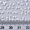 FGB 11/0 Grade A Baking Paint Glass Seed Beads SEED-S030-1142-4