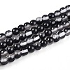 Baking Paint Transparent Glass Beads X1-DGLA-N011-4mm-10-1