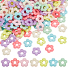 200Pcs Acrylic Bead Frame MACR-UN0001-04-1