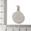 Non-Tarnish 304 Stainless Steel Pendants STAS-B073-01A-P-3