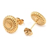Vacuum Plating 304 Stainless Steel Stud Earing for Women EJEW-M224-05G-2