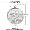 304 Stainless Steel Pendants SA-OY001-69P-2