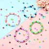 DIY Disc Polymer Clay & CCB Plastic Beads Jewelry Making Findings Kits DIY-YW0010-54A-5