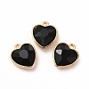 Faceted Glass Rhinestone Pendants GLAA-I051-B11-2