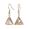 Natural Paua Shell Dangle Earrings EJEW-JE06274-02-2