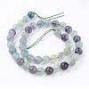 Natural Fluorite Bead Strands G-M025-01C-2