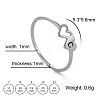 304 Stainless Steel Finger Rings for Women Men FS-WGB974C-09-1