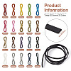 20 Strands 20 Colors Flat Imitation Leather Cord WL-TA0001-01-15