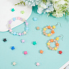 140Pcs 14 Colors Luminous Opaque Acrylic Beads SACR-SC0001-50-7