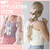 40Pcs 4 Colors Handmade Polyester Costume Accessories DIY-SP0004-85A-4