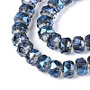 Electroplate Glass Beads Strands EGLA-T021-20E-3