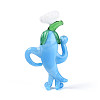 Handmade Lampwork Cartoon Pepper Chef Display Decorations LAMP-T025-13M-3