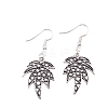Zinc Alloy Coconut Leaf Jewelry Sets SJEW-BB16592-7