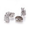 304 Stainless Steel Puppy Jewelry Sets SJEW-F208-06P-6
