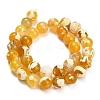 Natural Fire Crackle Agate(Dyed & Heated) Beads Strands G-K425-A07-12mm-5