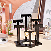 Opaque Acrylic T-Bar Riser Earring Display Stands EDIS-WH0021-03A-6
