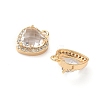 Brass Micro Pave Cubic Zirconia Pendants KK-L250-03G-01-2