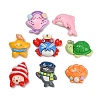 Sea Animals Opaque Resin Cabochons RESI-C074-03-1