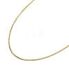 0.9mm Adjustable Slider Brass Box Chain Necklaces for Men Women NJEW-G160-21G-2