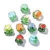 40Pcs 8 Colors Luminous Handmade Lampwork Beads LAMP-CJ0001-80-1