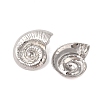 Conch Alloy Stud Earrings for Women EJEW-A112-07P-2