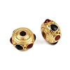 Matte Gold Color Brass Bumpy Beads KK-L155-05B-01-2