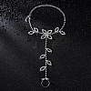 Alloy Crystal Rhinestone Link Chain Toe Ring Anklets FS-WGC0EAF-02-1