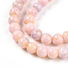 Baking Paint Glass Beads Strands DGLA-N003-4mm-C01-4