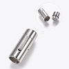 Tarnish Resistant 304 Stainless Steel Bayonet Clasps STAS-O114-049A-P-1