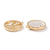 Real 18K Gold Plated Brass Micro Pave Clear Cubic Zirconia Pendants ZIRC-J039-14G-L-2