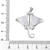 Brass Micro Pave Cubic Zirconia Pendants KK-A269-06P-3