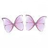 Two Tone Polyester Fabric Wings Crafts Decoration LS-FIND-S322-012C-05-2