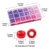 1620Pcs 36 Style Transparent & Opaque Plastic Beads KY-YW0001-42-3