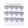 304 Stainless Steel Stud Earring EJEW-C099-05P-1