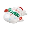 Christmas Theme Opaque Resin Cabochons LS-RESI-F053-A04-2